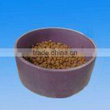 Purple Ceramic Dog Bowl thumbnail-1