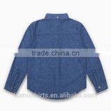 Children Denim Shirt Dress Casual Fashion Shirts for Boys thumbnail-2