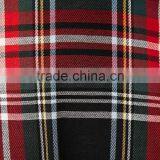 2017 AW New Collection Back Neck Design Plaid Women Top Blouses in Red Color of Clothing Factory thumbnail-6