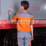 Men's Two Tone 100% Cotton Safety Yellow Shirt thumbnail-6