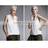 2016 Summer Clothing Directly Manufacturer Chiffon Sleeveless Latest Fashion Blouse Design thumbnail-4