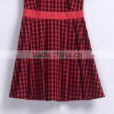 Summer Fancy Patterns Girls School Uniform Plaid Dress thumbnail-3