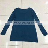 Ladies Stocklots Long Sleeve Blank T-shirt thumbnail-4