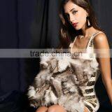 CX-D-101A China OEM Company Cheap Genuine Fox Fur Wholesale Cushion Covers thumbnail-3