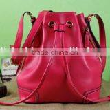 Hot Sell Large Sized Leather Women Drawstring Bags thumbnail-2