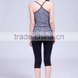 Ladies Seamless X Strap Tank Top Classic Camisole thumbnail-4