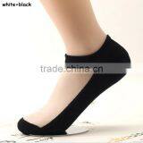 Women Lace Ankle Sock Soft Comfy Sheer Silk Cotton Elastic Mesh Knit Trim Transparent Ankle Socks thumbnail-1