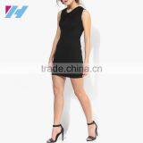 Korean Women's Fashion Wholesale Knot Front Bodycon Tunic Mini Dresses thumbnail-4