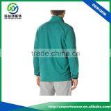 Popular Style Custom Green Color Raglan Sleeve 1/4 Zip Pullover Windbreaker Gym Hoodie thumbnail-2
