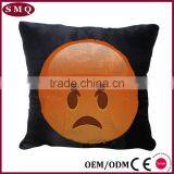 Emoticon Emoji Sequin Pillow Cover Case thumbnail-2