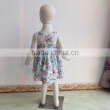 XF-169 Toddler Sleeveless Cross Strap Dresses Baby Girls Frock Design Summer Floral Remake Clothing thumbnail-2