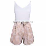 Wholesale Custom Fashion Sleeveless Chiffon Jumpsuits Women Summer Romper thumbnail-2