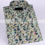 2017 Latest Camouflage Men's Long Sleeve Button-down Collar Slim Fit Shirt thumbnail-1