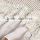 2017 Hottest Women Knit Top Sweater With Lace Trim Top thumbnail-4