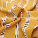 New Korean Version Women Clothing Striped Deep v Neck Chiffon T Shirt thumbnail-5