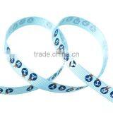 Skyblue Alphabet "Party" Pattern Baby Shower Decoration Terylene Satin Ribbon 10mm thumbnail-1