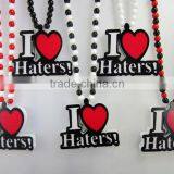 Wholesale Wood Acrylic Bead Necklace Hip Pop Fashion Design thumbnail-1