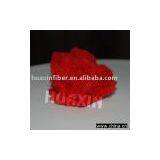 polyester staple fiber(PSF) red