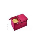 Wine Red Nonwoven Foldable Storage Boxes & Bins odm-v8
