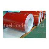 Red Color Coated Steel Coils / PPGI Coil / Steel Coil Bright Finished SGCC