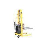 2.4 meters lifting 1000Kg Loading Sem Pallet Stacker , electric forklift