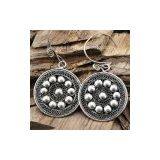 Selling Tribal Miao Silver Earrings Jewelry thumbnail-1