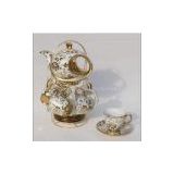 Electroplate Teapot Sets With Cup / Tea Sets / Porceain Coffee Set For Gift