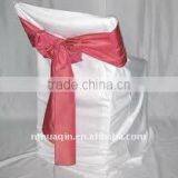 White Polyester Folding Chair Cover Wedding Chair Cover