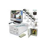 Dluxe Latest 4 Channel Color Digital Video Recorder System +New 1/4 Inch Sharp Camera System + 15 Inch TFT LCD Monitor + 12VDC 9 Output 5Amp Switch Mode CCTV Power Supply + 100m RG59+2 CCTV Cable + FREE 250GB HDD. thumbnail-1