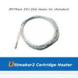 M4*16mm Ultimaker 2 3D Printer Parts Heating Tube UM2 Cartridge Heater 24V 25W