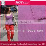 Single Jersey T/R80/20 Dyed Knitting Terry Cloth Fabric for Lady Dress Garment thumbnail-1