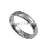 Wholesale Top Quality New Blank Design Men's Flat Ring High Polished Inside Titanium Ring thumbnail-6