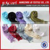 China Fashion Scarf Manufacture Latest Fashionable Luxury Pashmina Scarf Shawl thumbnail-2