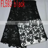 High quality wholesale/retail lace fabric/best price african cord guipure embroidery lace(FL593)in stock/sales well
