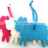 Custom Colorful Xmas Christmas Tree Felt Decoration Hanger thumbnail-3