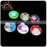 Light LED Flashing Label Pins LED Light Up Flashing Badge