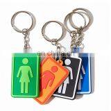 Ladies-shaped Customized PVC Keychain, Available in Various Colors thumbnail-2