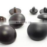 Plastic Button / Black Half Round Pearl Buttons thumbnail-2