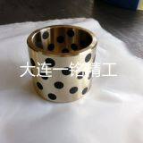 JDB650 Copper-based Solid Mosaic Self-lubricating Bearing JDB-650 Oil-free Graphite Copper Sleeve thumbnail-1