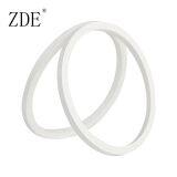 White EPDM Rubber Food Grade Flat Ring Gasket Seal thumbnail-4