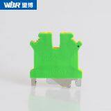 Yellow-green Ground Terminal USLKG5 Cable Connector DIN Rail Terminal thumbnail-2