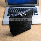 Felt Laptop Charger and Mouse Travel Pouch Case With Zipper thumbnail-5