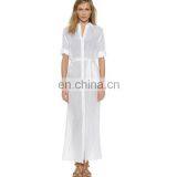 Черно-белая летняя женская одежда для плюс-размера: паховые накиды, белая хлопковая туника, пляжный плащ, купальник-комбинезон, купальник-бикини с накидкой для женщин thumbnail-5