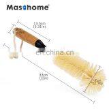 Masthom High Quality Durable Bamboo Handle Hot Sale Bottle Brush For Kinds of Bottle thumbnail-2