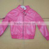 Girls Fashion Washed PU Spring Jackets thumbnail-1