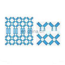 Nordic Style 300 * 300 Blue Mediterranean Wind Sells Like Hot Cake Matte Indoor Flower Wear-resisting Toilet Floor Tile thumbnail-4