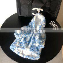 Japanese 2022 Branded Fashion Fancy Custom Warm Wholesale Designer Luxury Winter Dog Clothes thumbnail-1