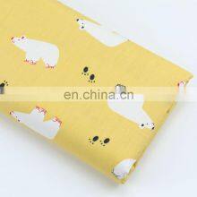 Kindergarten Baby Cotton Quilt Cover Bed Sheet Pillowcase Fabric Wholesale Cartoon Polar Bear Print Fabric thumbnail-2
