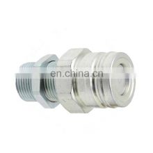 20Mpa Flat Face Valve Fuel Hydraulic Quick Connector VF7/1815M Faster Hydraulic Trailer Brake Coupling
