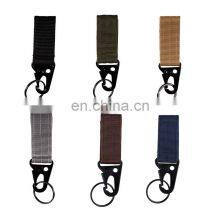 Custom Zinc Alloy Military Gear Clip Olecranon Hook Tactical Key Chain thumbnail-2
